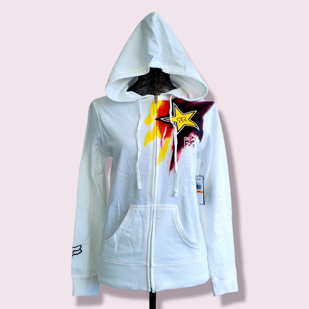 NWT - FOX RACING - Junior Rockstar Zip Hoody